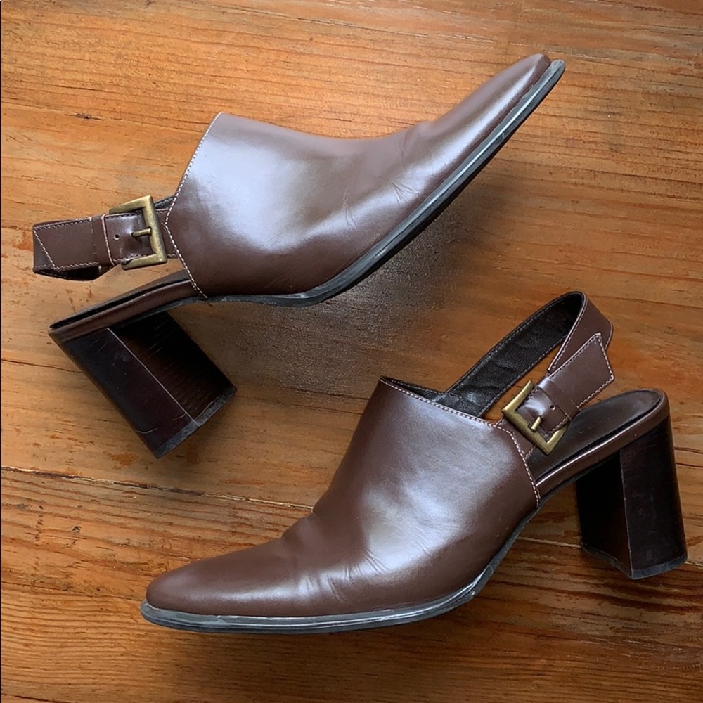 Leather shoes